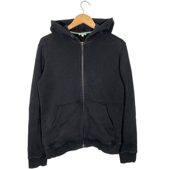 KENZO Paris Embroidered Tiger Full Zip Hoodie Black mens size small - Picture 2 of 5